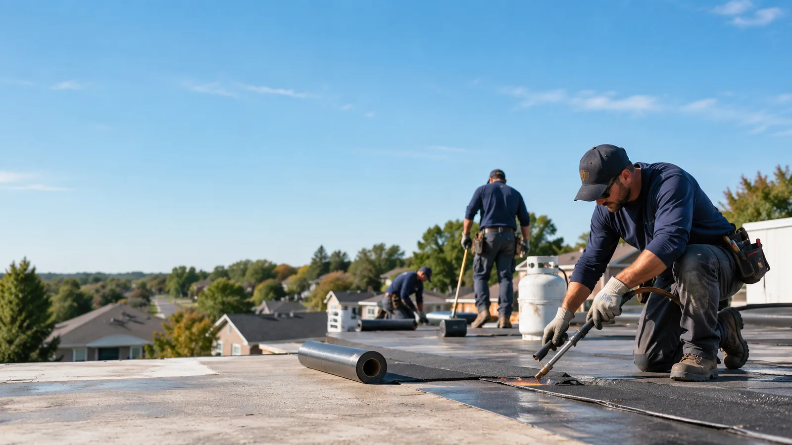 Flat Roof Leak Repair providers in Farmersville, IL